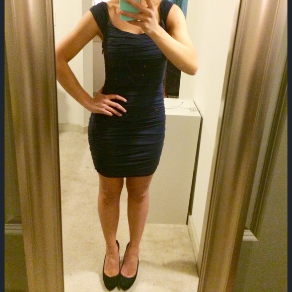 Navy Blue BCBG Dress - Like New
