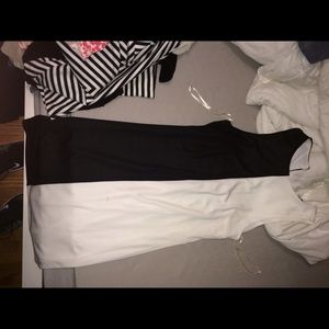 Forever 21 xxi Shift black and white dRess