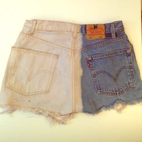 Trade Levi high waisted denim shorts