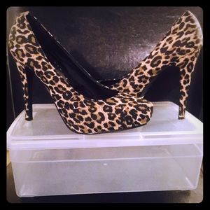 Leopard Print High Heels