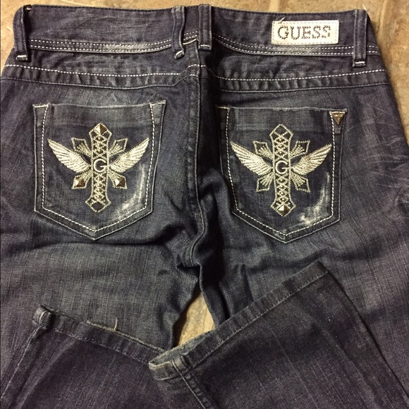 Guess boot cut jeans !