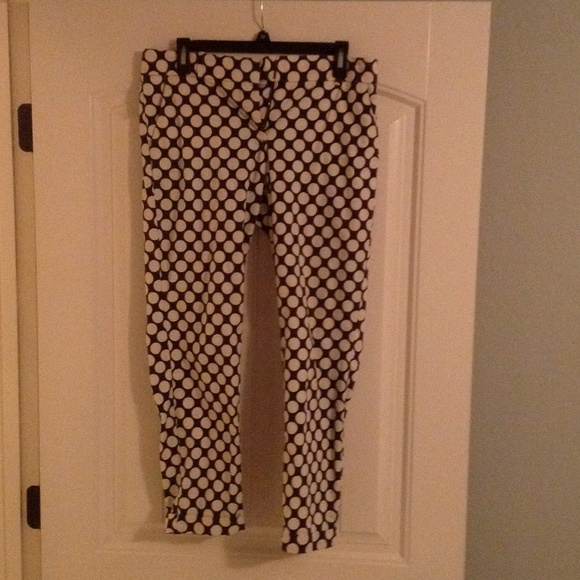 J crew polka dot cafe Capri 4