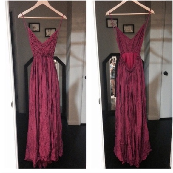 Daily look Crochet bodice maxi dress