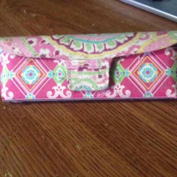 NWOT Pink glasses case Vera Bradley