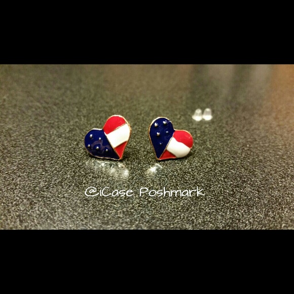 (LOWEST-PRICED) American Flag, Patriots Earrings