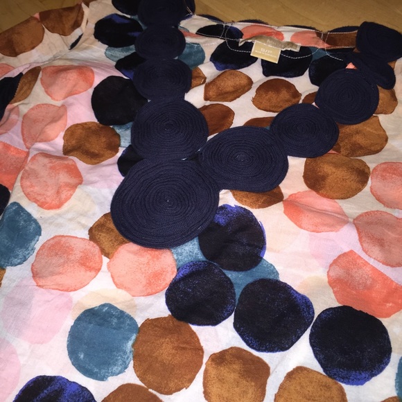 MICHAEL kors bright colorful soft linen tunic S - Picture 3 of 4