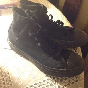 Black High Top Converse