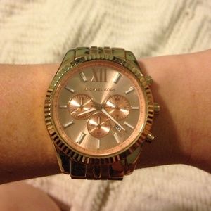 Rose gold Michael Kors watch!