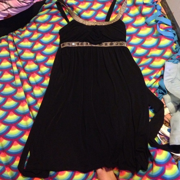 Short black dress