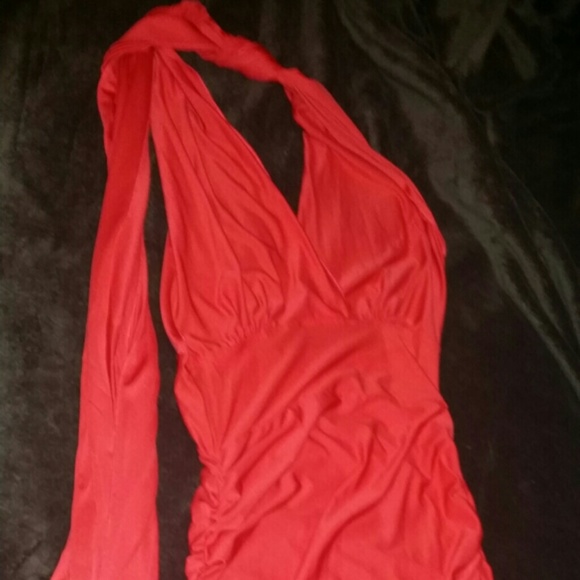 Red Wear Your Way Convertible Dress