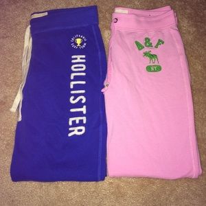 BUNDLE! Abercrombie & Fitch &Hollister sweatpants!