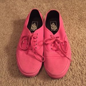 Pink on pink Vans Classics