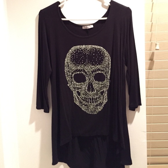 Beaded Skull Top