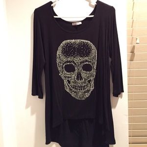 Beaded Skull Top