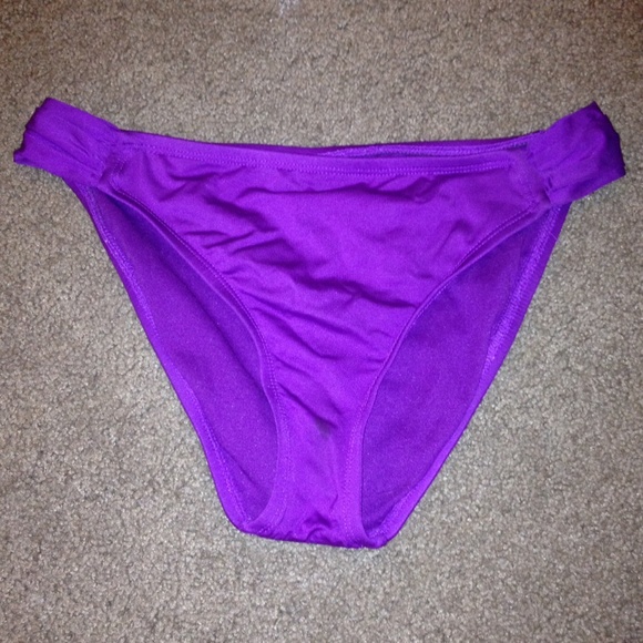 Purple bikini bottoms