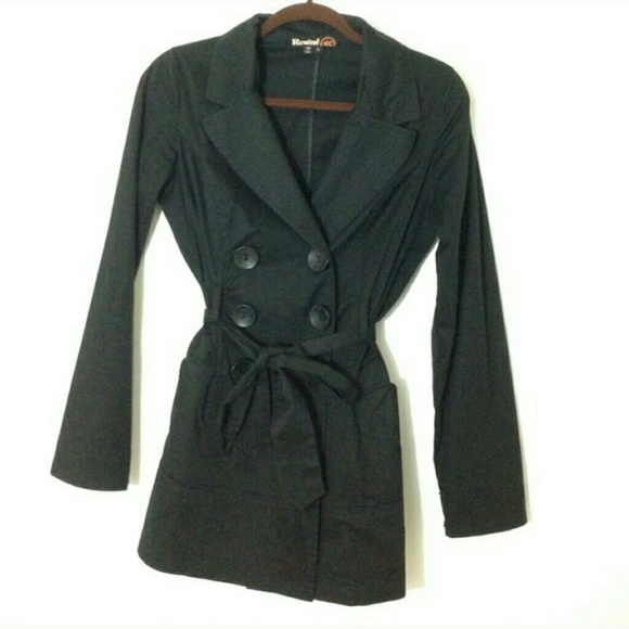 *SOLD* Black trench coat