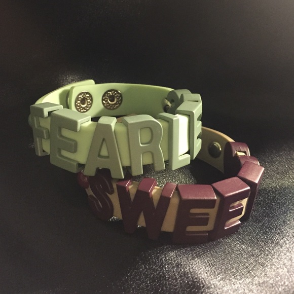 ✨$8✨SALE! BUNDLE💚💜 BCBGeneration charm bracelets
