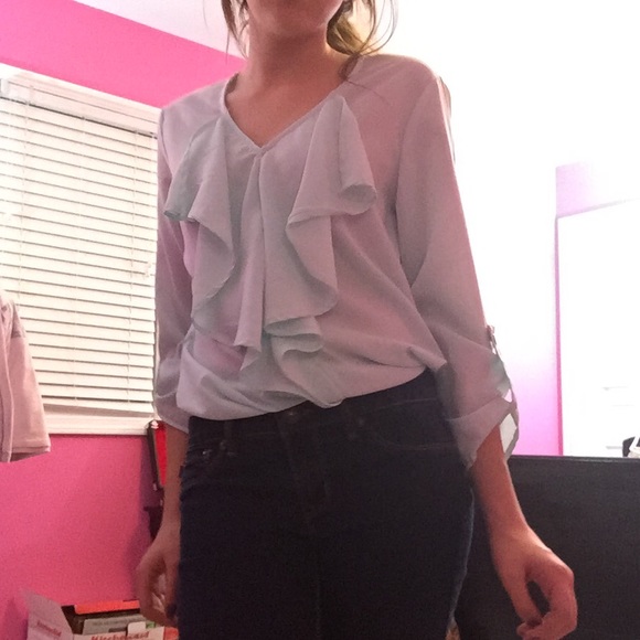 Light Blue Blouse - Picture 2 of 2
