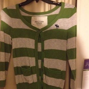 Button up sweater.