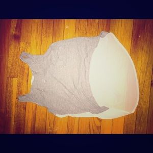 grey crop top