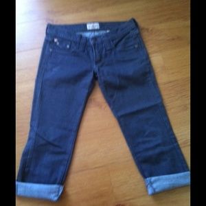 Gray Capri Frankie B Jeans,