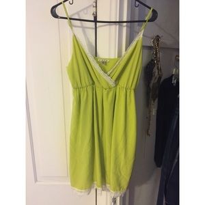 Lime Green Urban Outfitters Dress