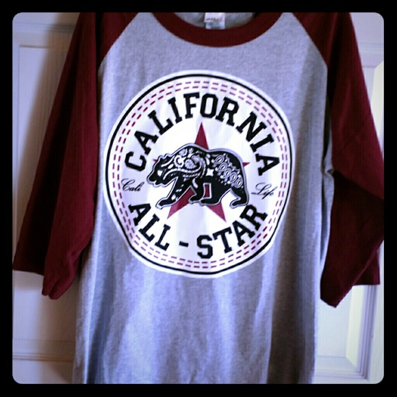 Mens California Republic basshirt size extra large