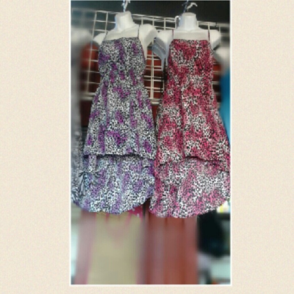 Cute colorful print summer dress