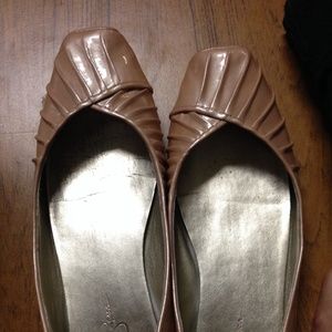 Soft, baby pink Jessica Simpson flats.