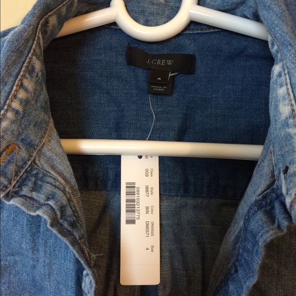 J. Crew Classic Chambray Shirt - Picture 3 of 3