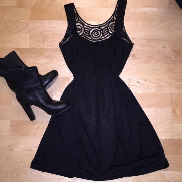 Urban Outfitters Black Slip Dress Medium