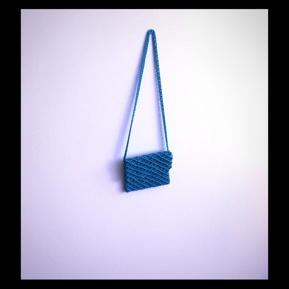 Sea blue green bag