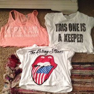 Cropped tops