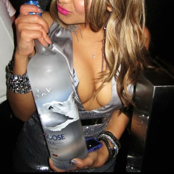 Vintage Bebe Belted Satin and Sequin Dress - Picture 4 of 10