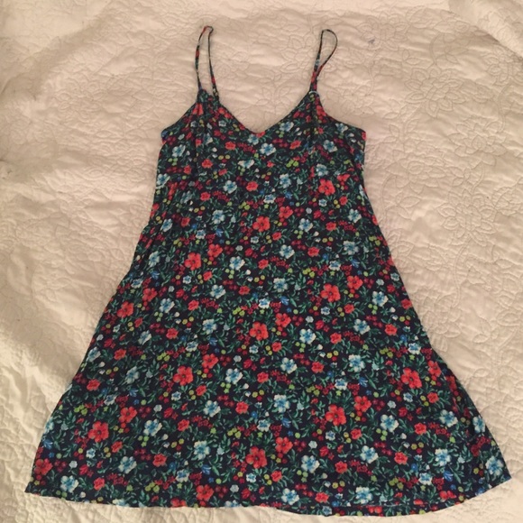 Blue floral Hollister dress