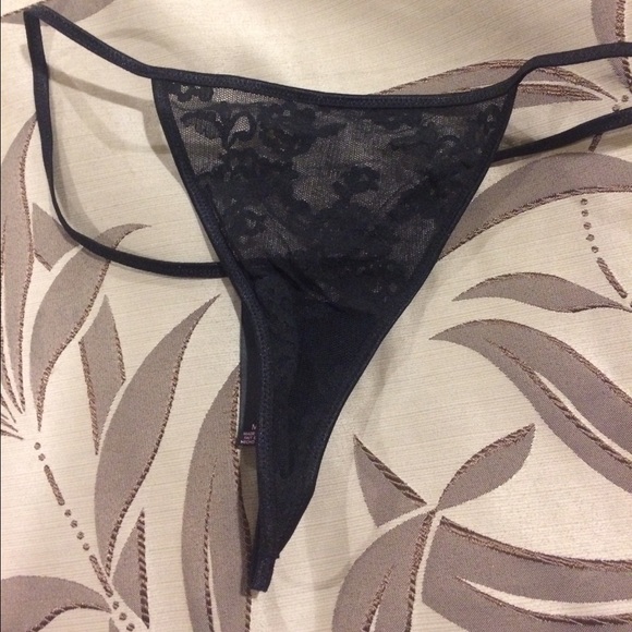 Victoria's Secret Other - FINAL PRICE!  New VS black lace thong.