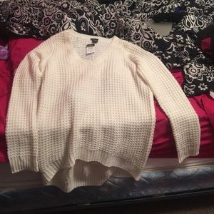 Cream sweater