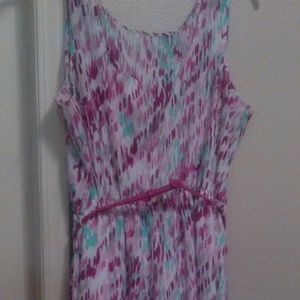 Multicolored Dress with belt