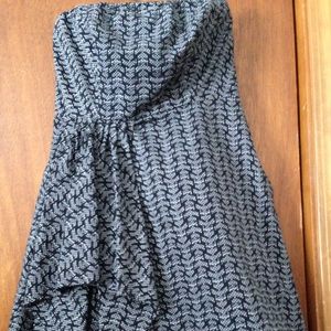 🌹Blk & WHT dress grey top blazer free purse