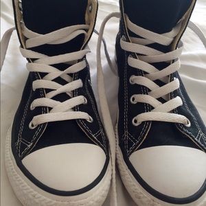 High top black converse