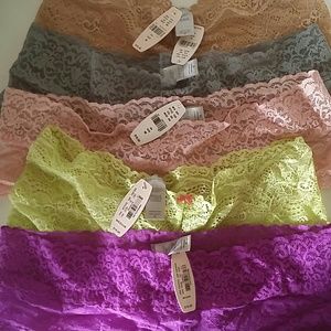 Victoria Secret Lace Panties Hiphugger & Boy Short