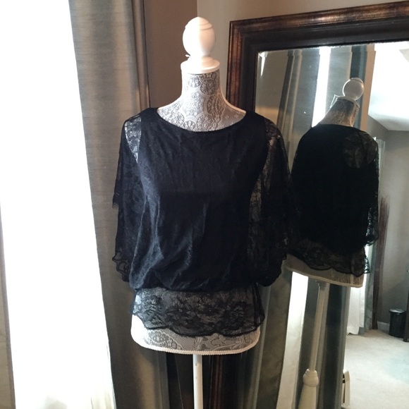 Black lace top. Brand new no tags.