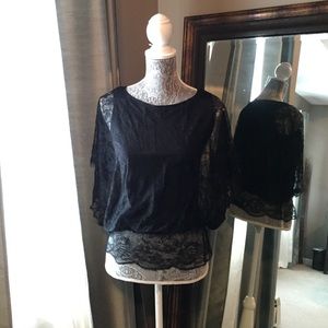 Black lace top. Brand new no tags.