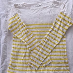 Ann Taylor LOFT Nautical Boatneck Top