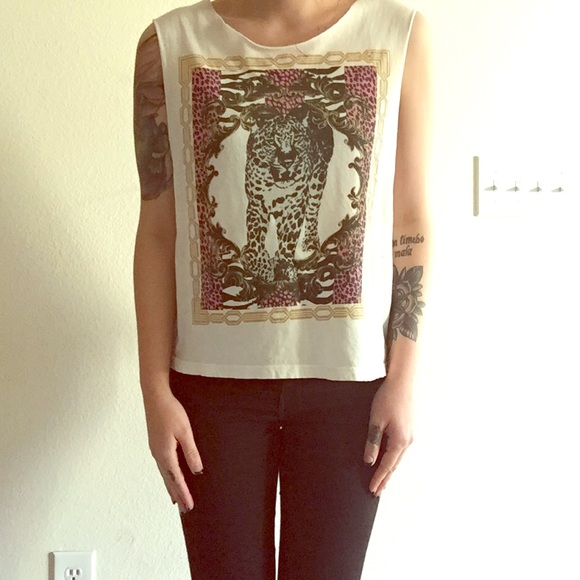 Cheetah muscle tee