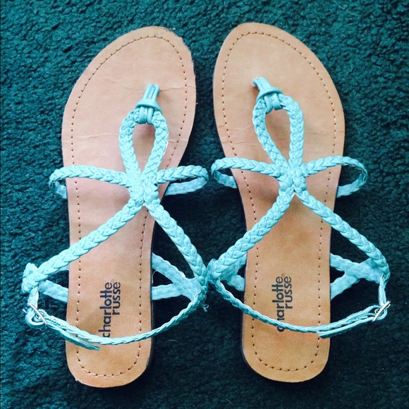 Aqua blue sandal