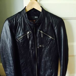 Leather jacket Italian size medium