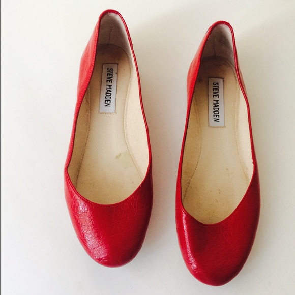 Red flats steve madden