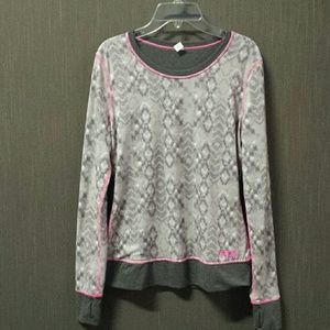 Fila Long Sleeve Moisture Wicking Workout Top