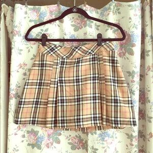 Plaid skirt